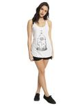 Disney Beauty And The Beast Enchanted Rose Foil Girls Tank Top, , alternate