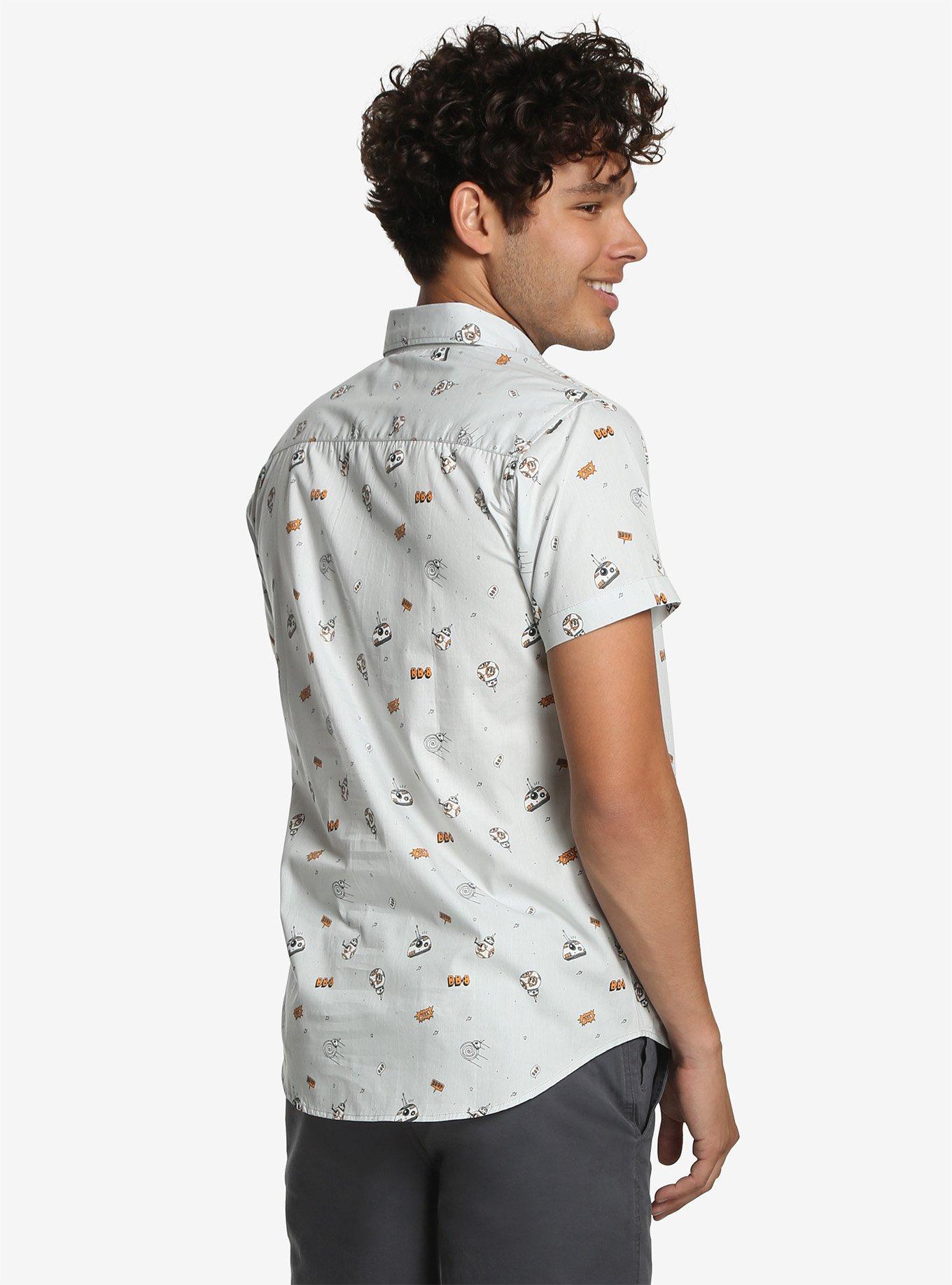 Star Wars BB-8 Short Sleeve Woven Button-Up, , alternate