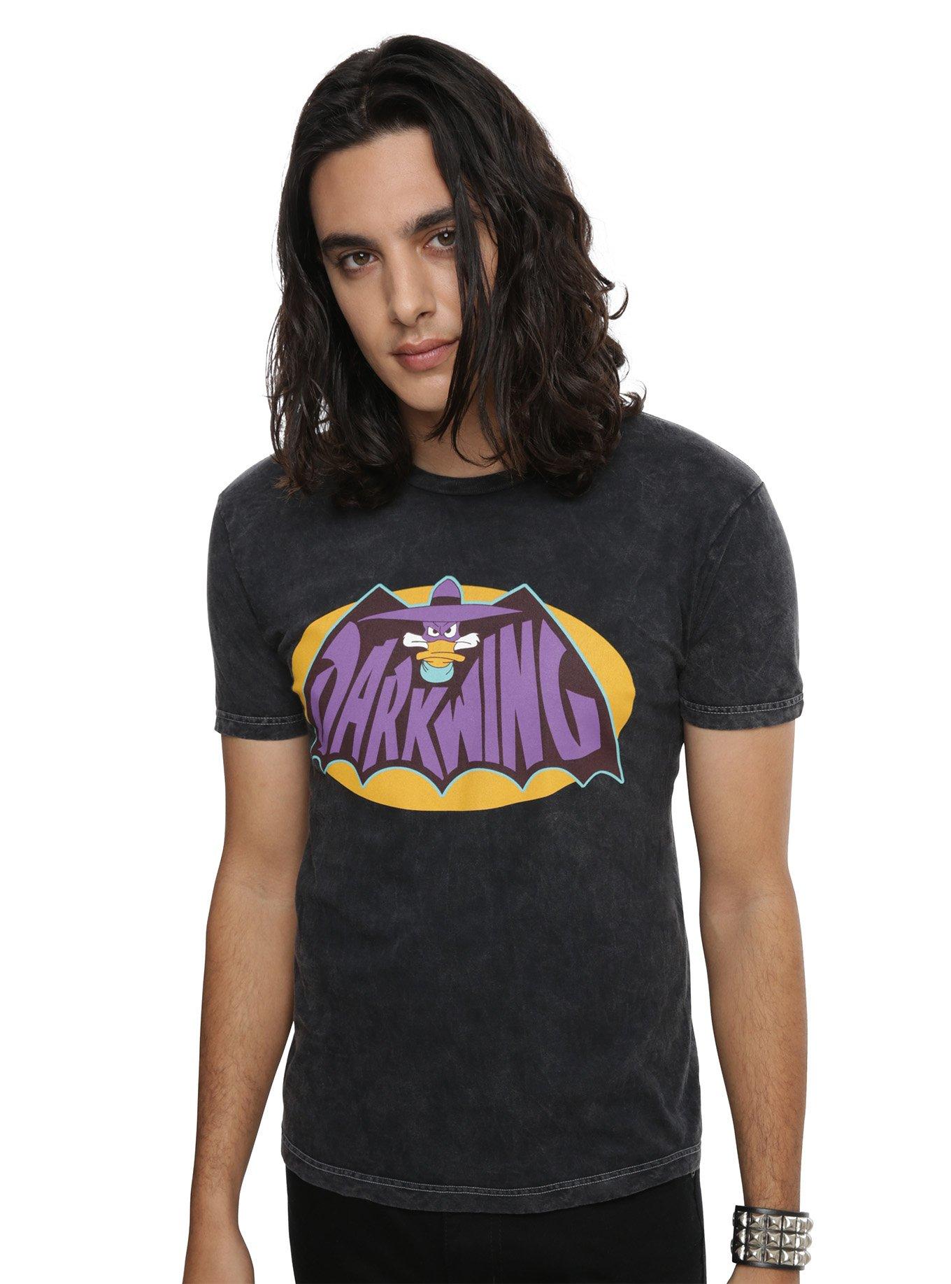 Disney Darkwing Duck Cape Wings Logo T-Shirt, , alternate