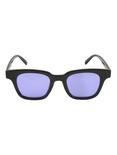 Retro Translucent Purple Lens Sunglasses, , alternate