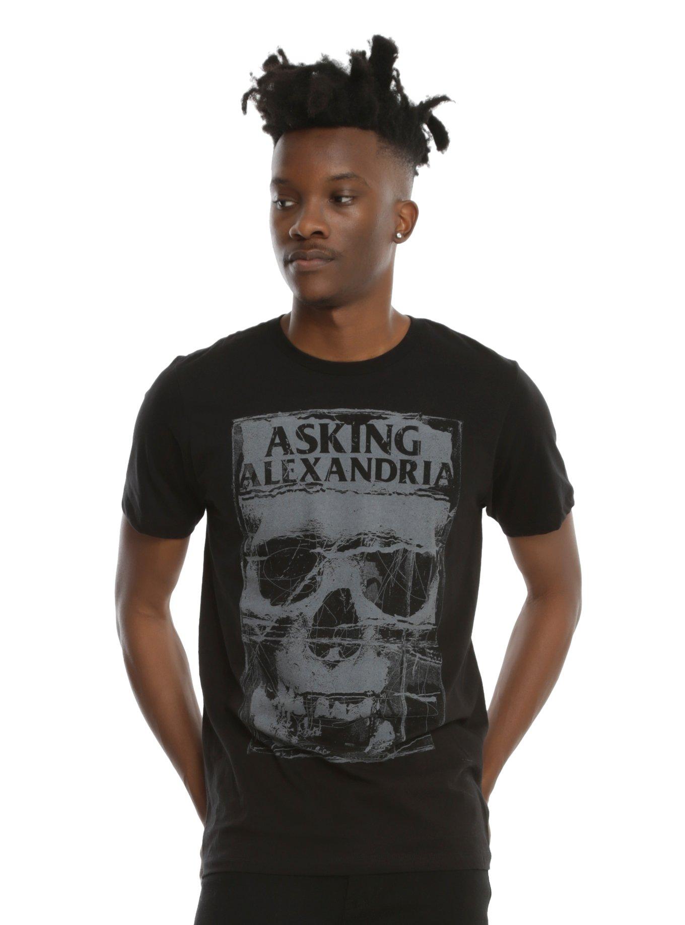 Asking Alexandria Skull T-Shirt, , alternate