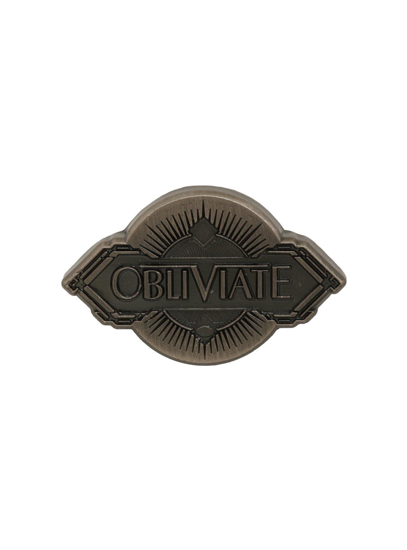 Fantastic Beasts And Where To Find Them Obliviate Pewter Pin, , alternate