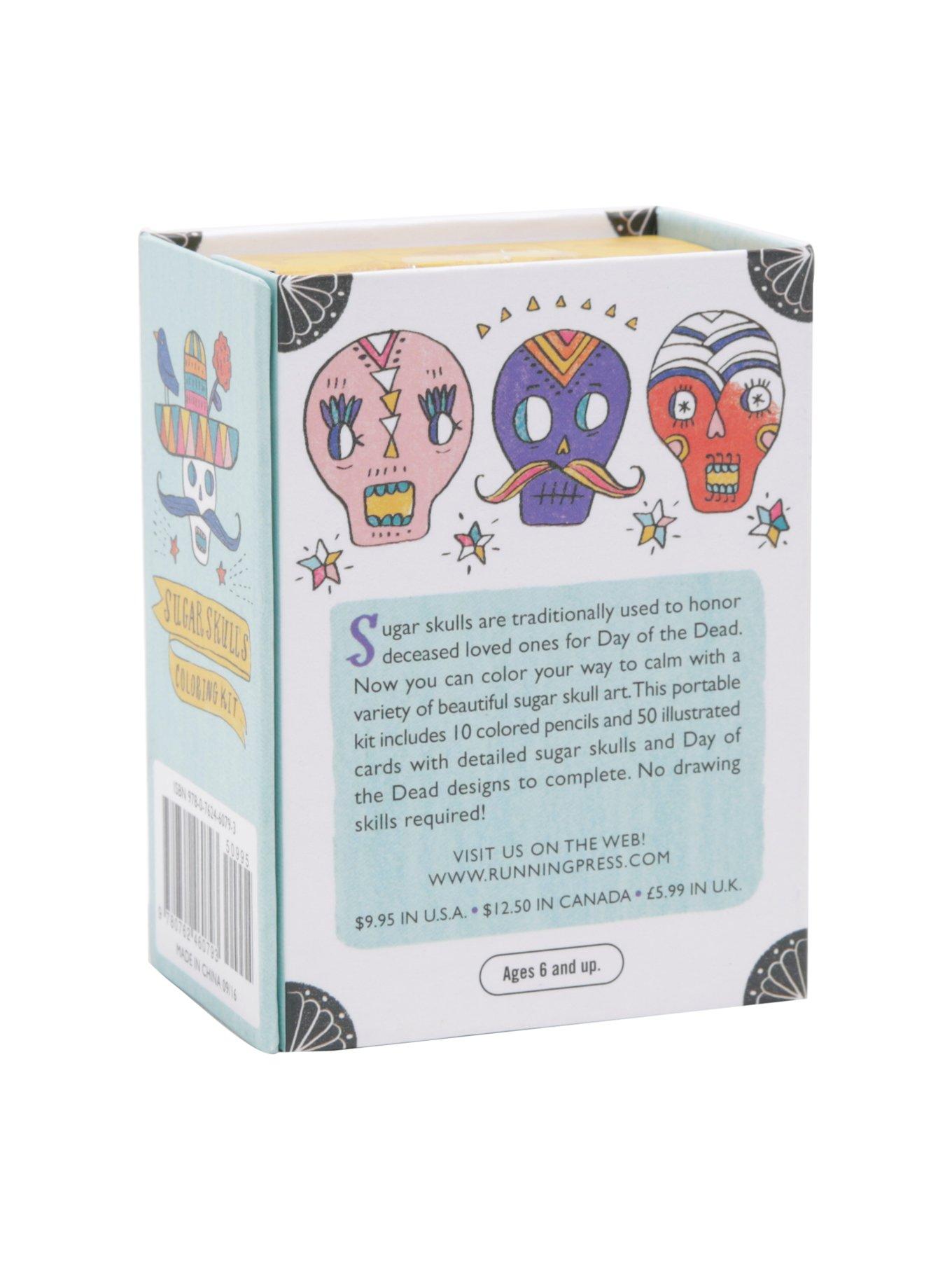 Sugar Skulls Coloring Kit, , alternate