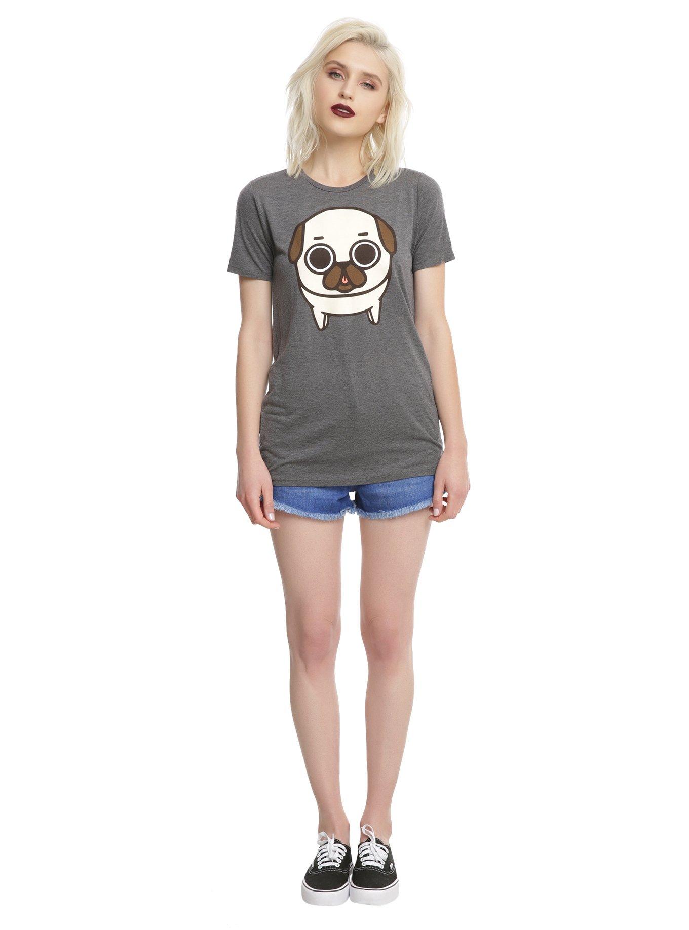 Puglie Pug Girls T-Shirt, , alternate