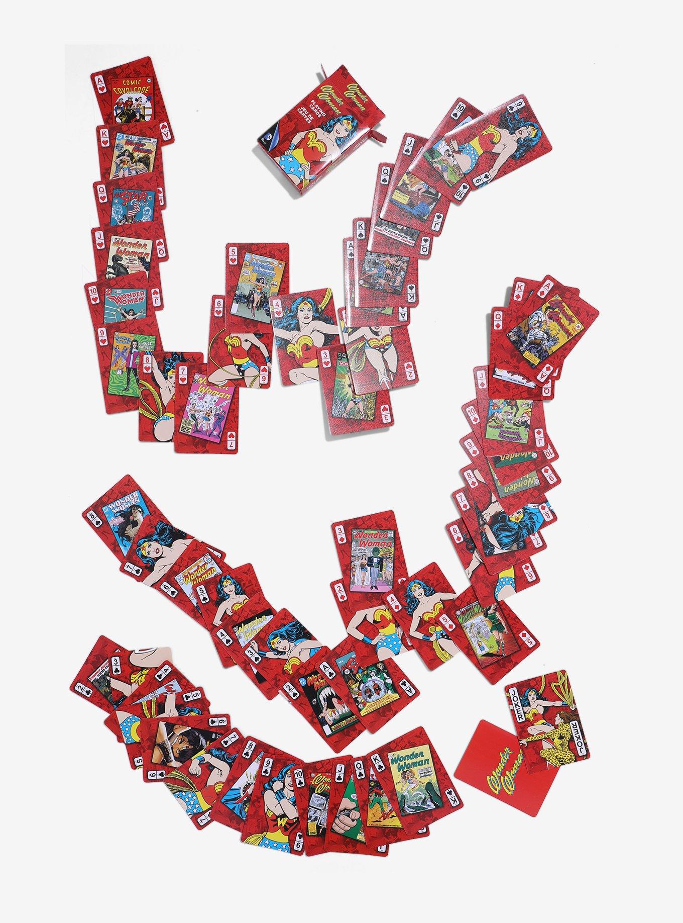 DC Comics Wonder Woman Retro Playing Cards, , alternate