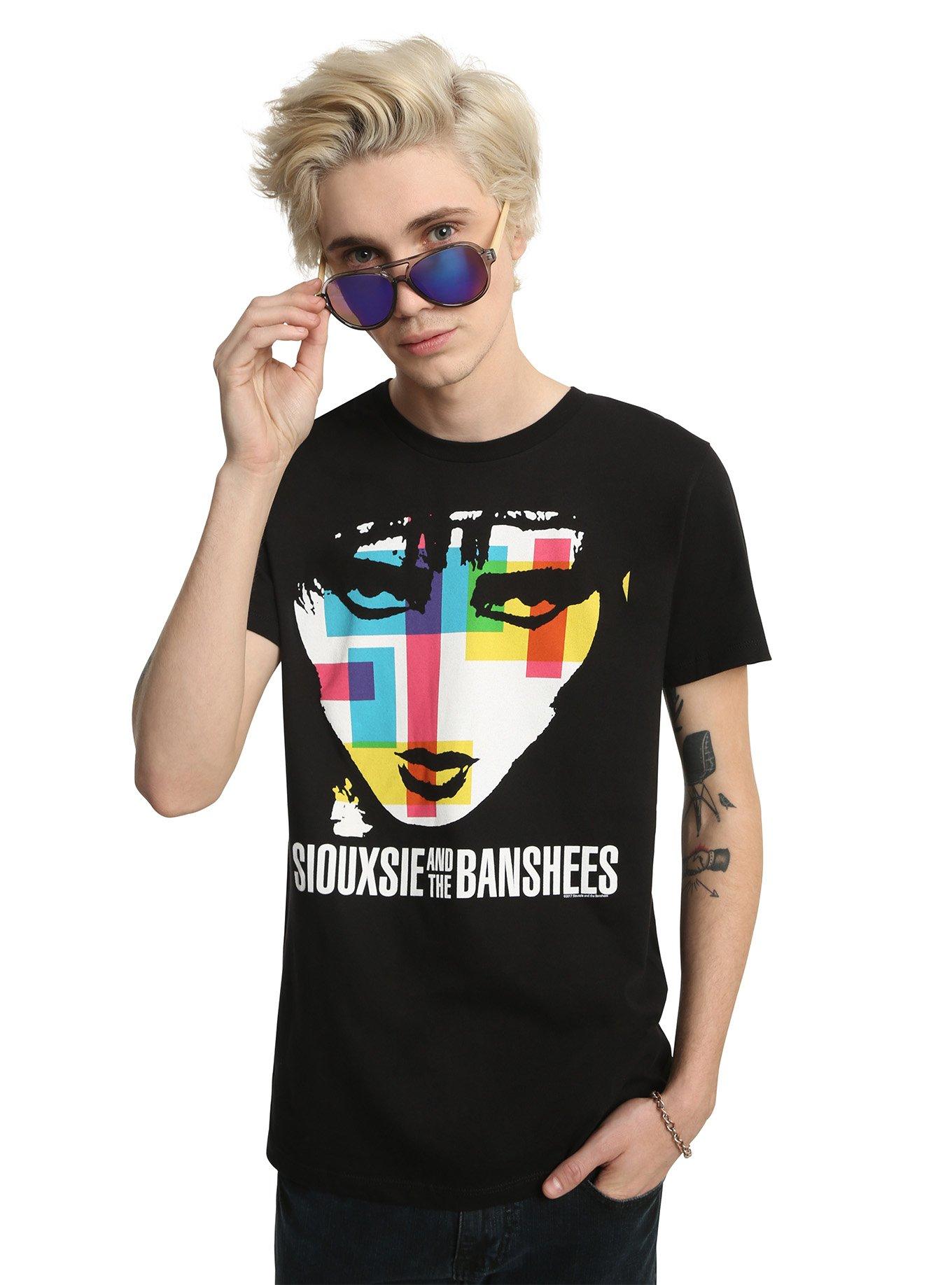 Siouxsie And The Banshees Color Blocks T-Shirt, , alternate