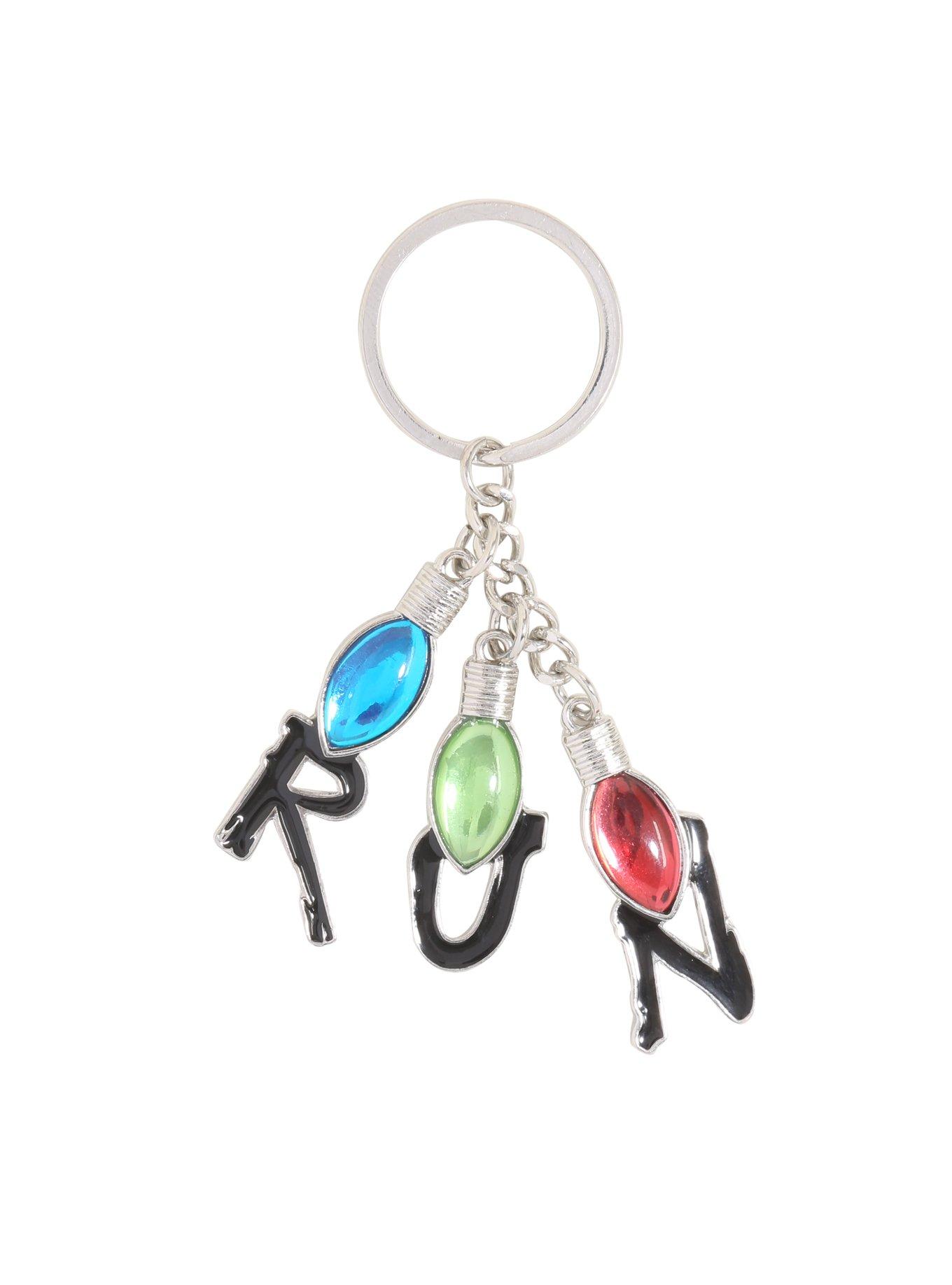 Stranger Things Christmas Lights RUN Key Chain, , alternate