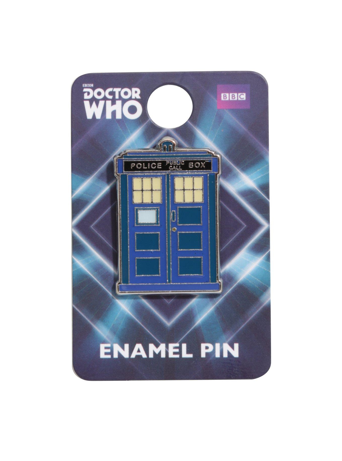 Doctor Who TARDIS Enamel Pin, , alternate
