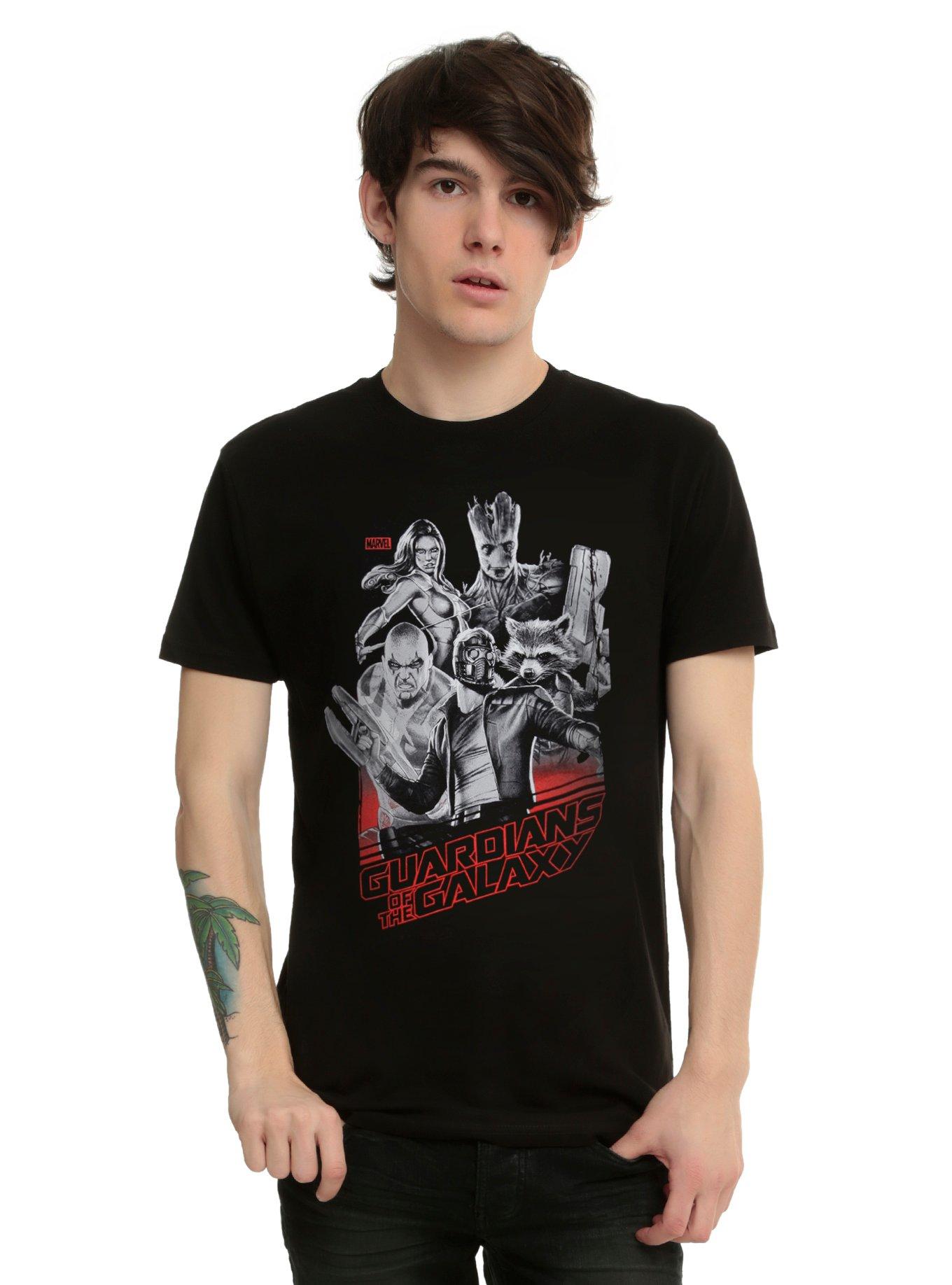 Marvel Guardians Of The Galaxy Team T-Shirt, , alternate