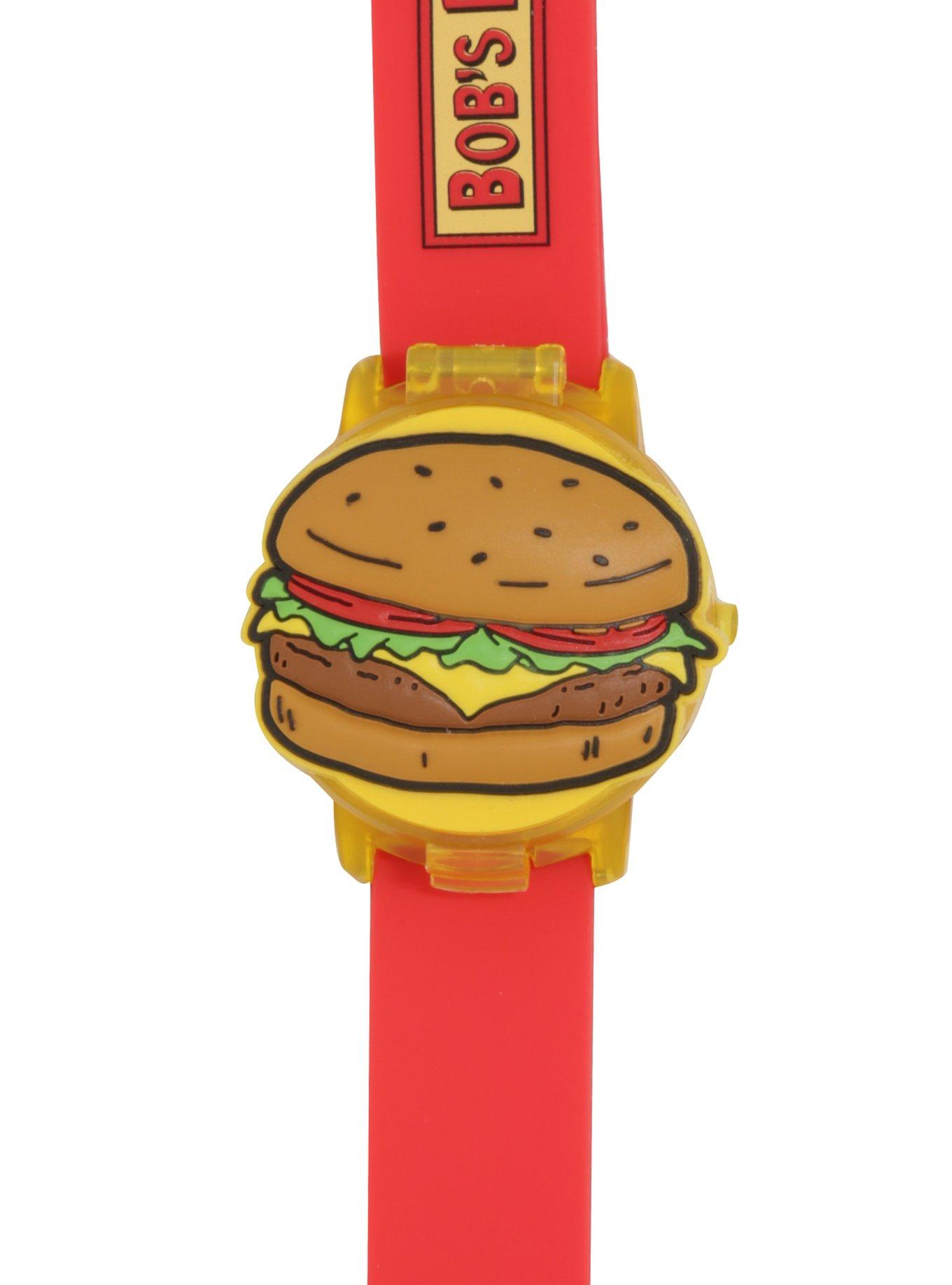 Bob's Burgers Hamburger Flip Watch, , alternate