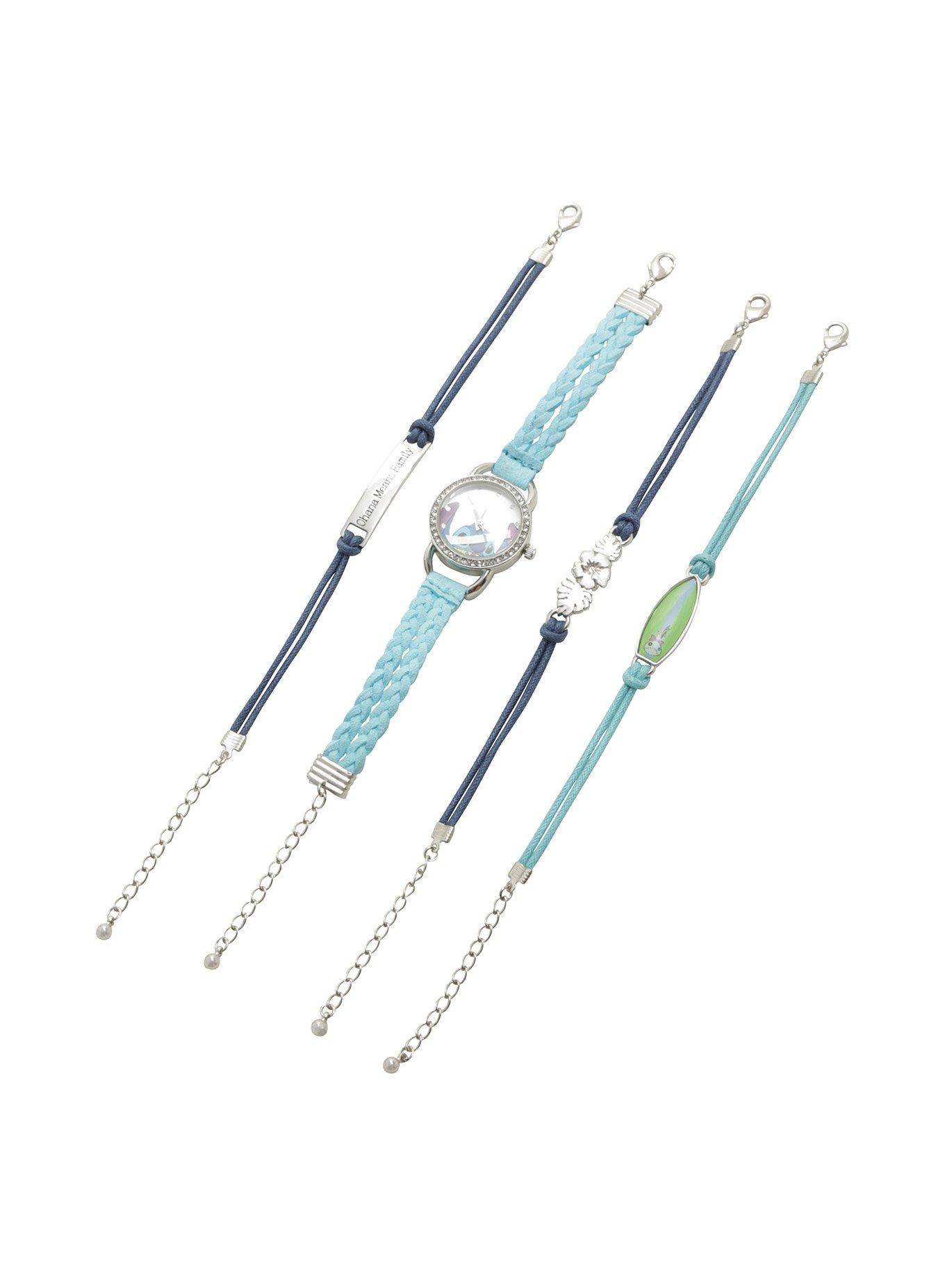 Disney Lilo & Stitch Watch Cord Bracelet Set, , alternate