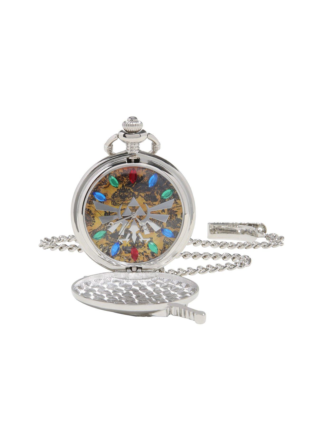 The Legend Of Zelda Molded Shield Pocket Watch, , alternate