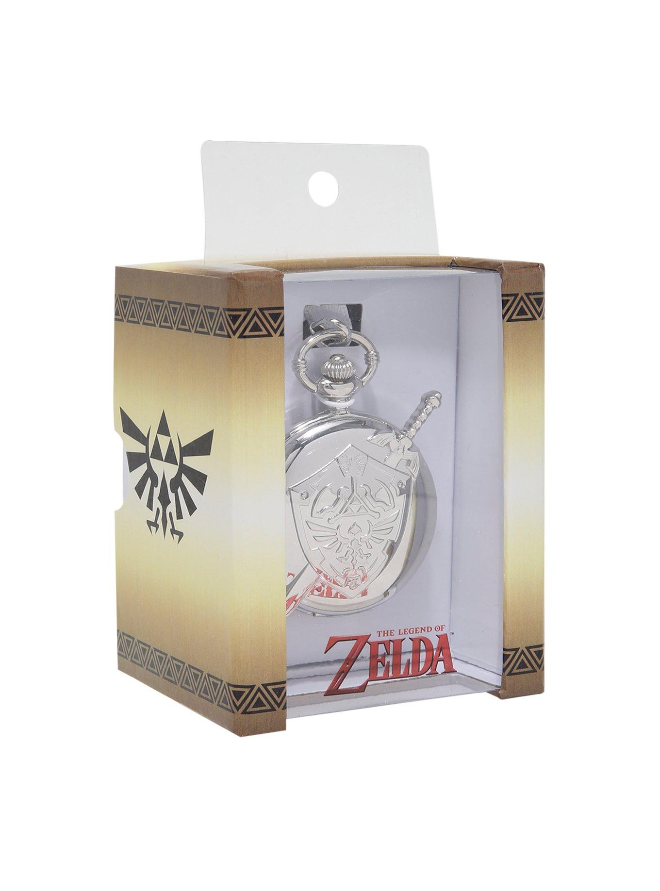 The Legend Of Zelda Molded Shield Pocket Watch, , alternate