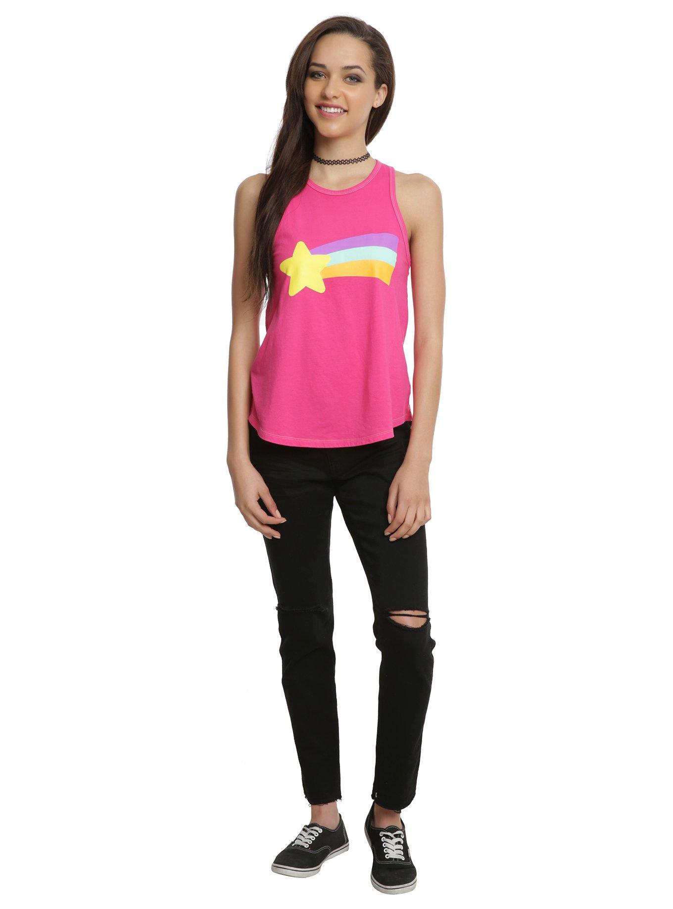 Gravity Falls Mabel Rainbow Shooting Star Tank Top, , alternate