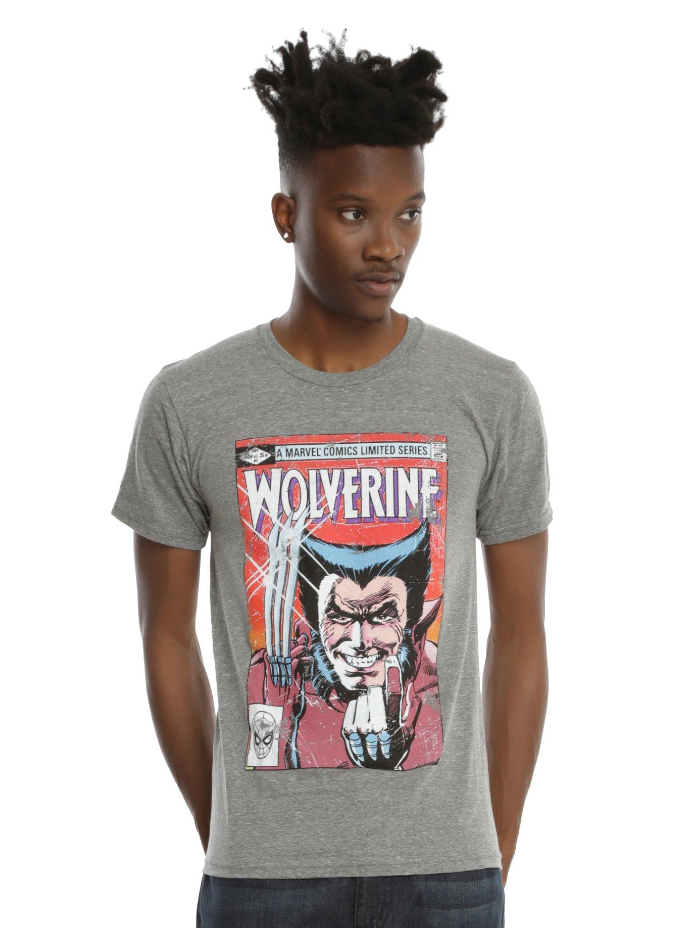 Marvel Wolverine Issue #1 Comic Cover T-Shirt, , alternate