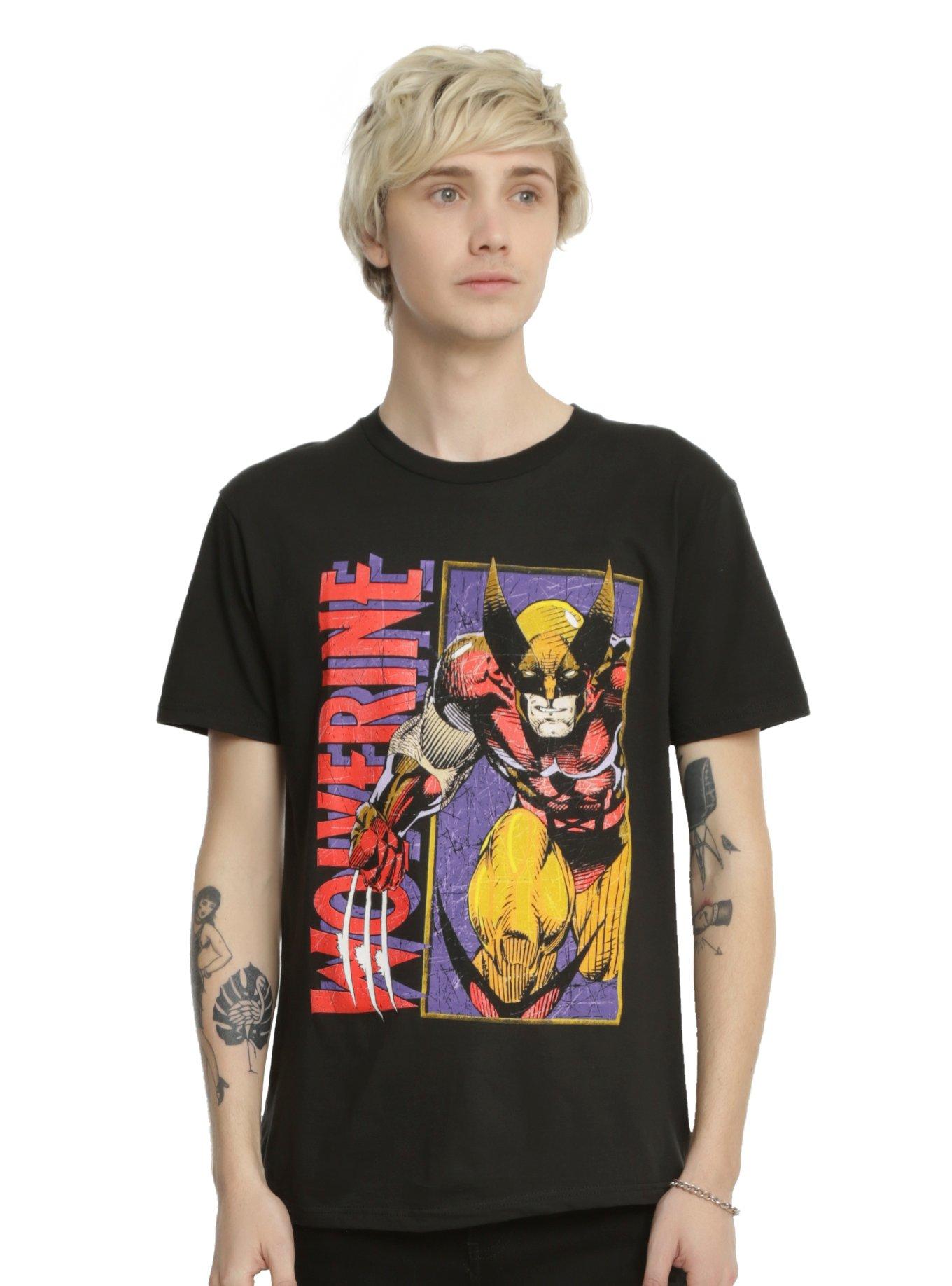 Marvel Wolverine Panel T-Shirt, , alternate
