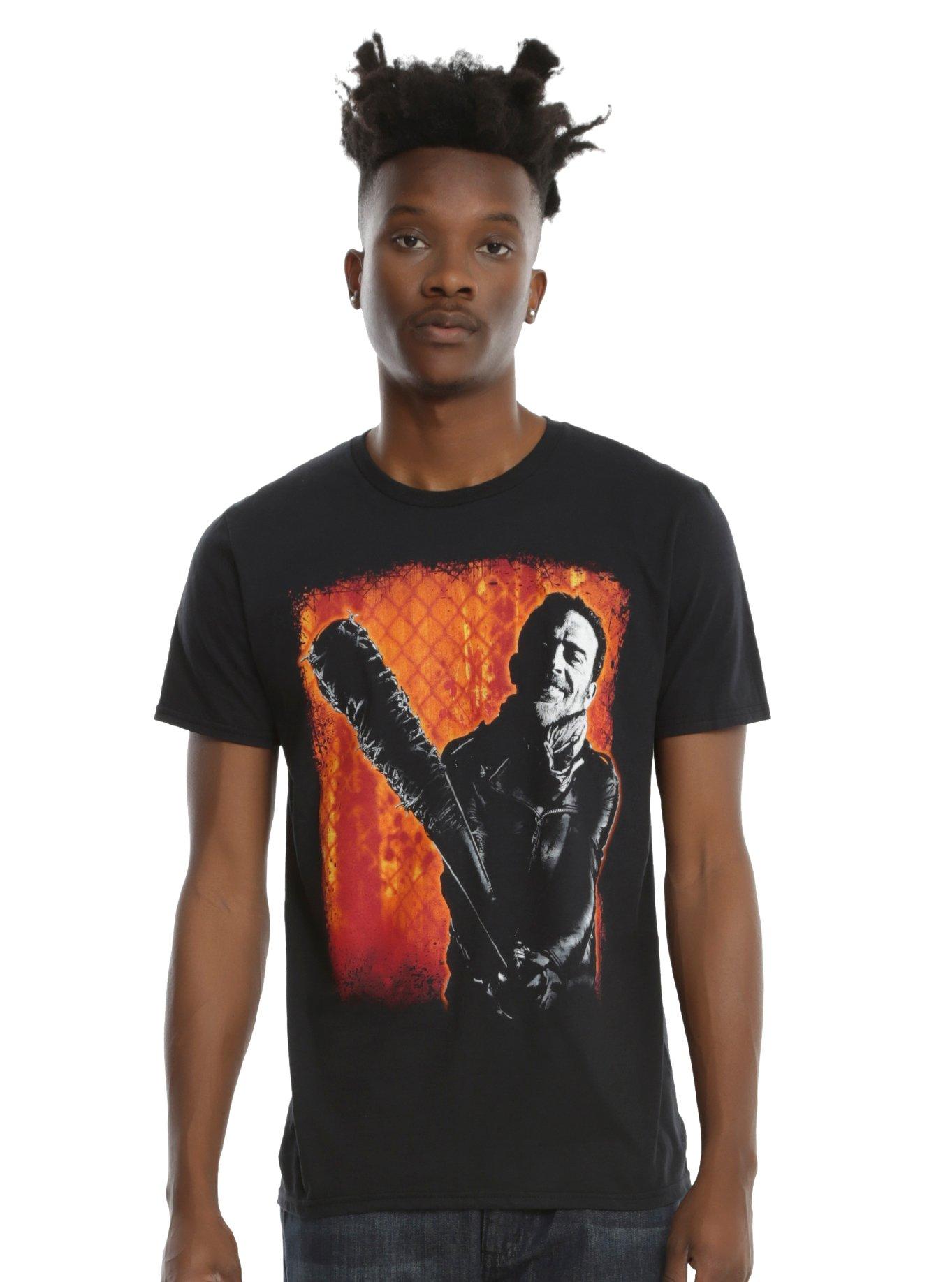 The Walking Dead Negan Fence T-Shirt, , alternate