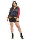 Her Universe DC Comics Wonder Woman Satin Souvenir Jacket Plus Size, , alternate