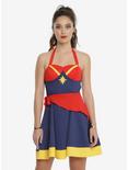 Marvel Captain Marvel Halter Dress, , alternate