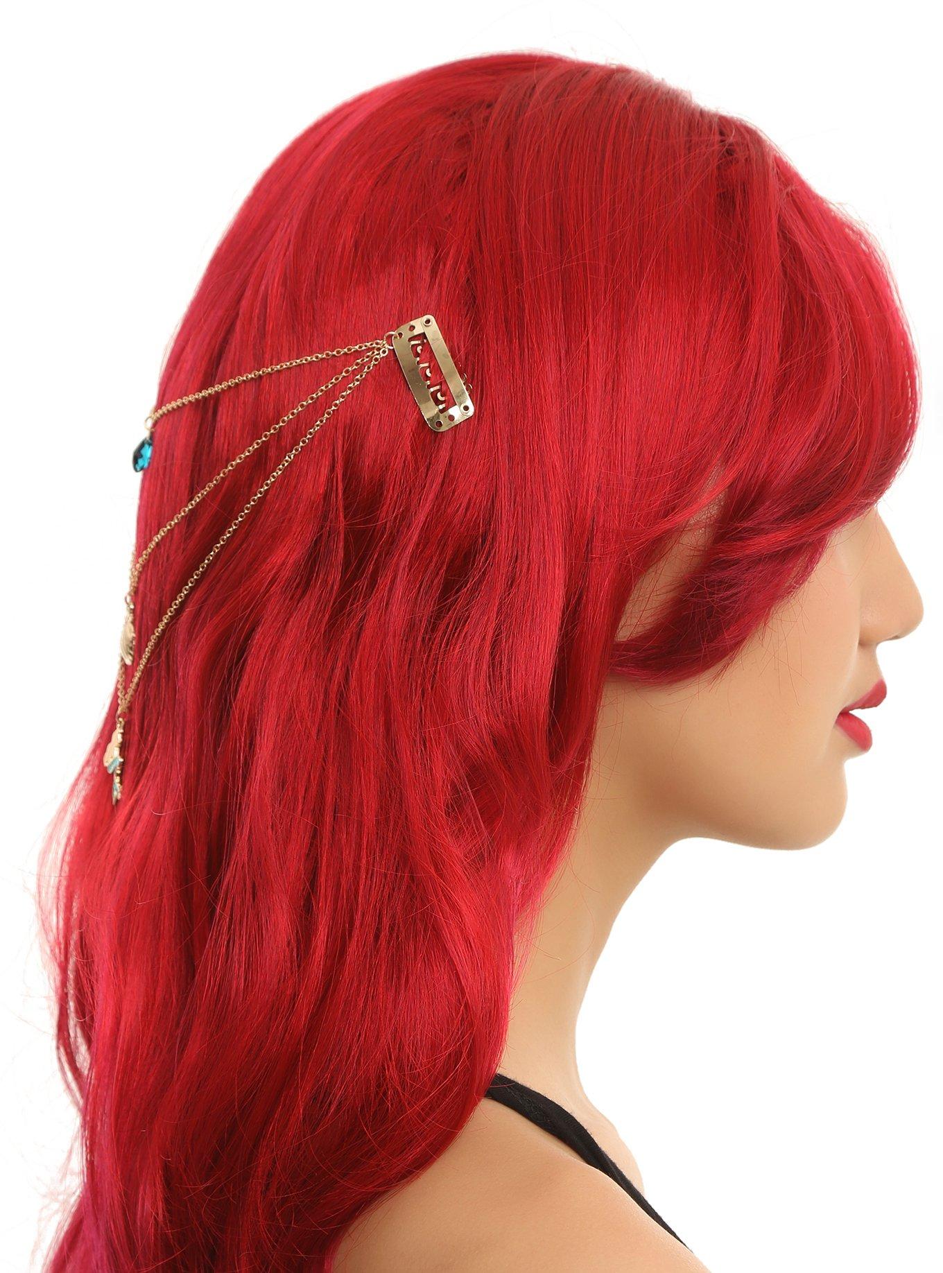 Disney The Little Mermaid Charm Hair Chain, , alternate - view 2
