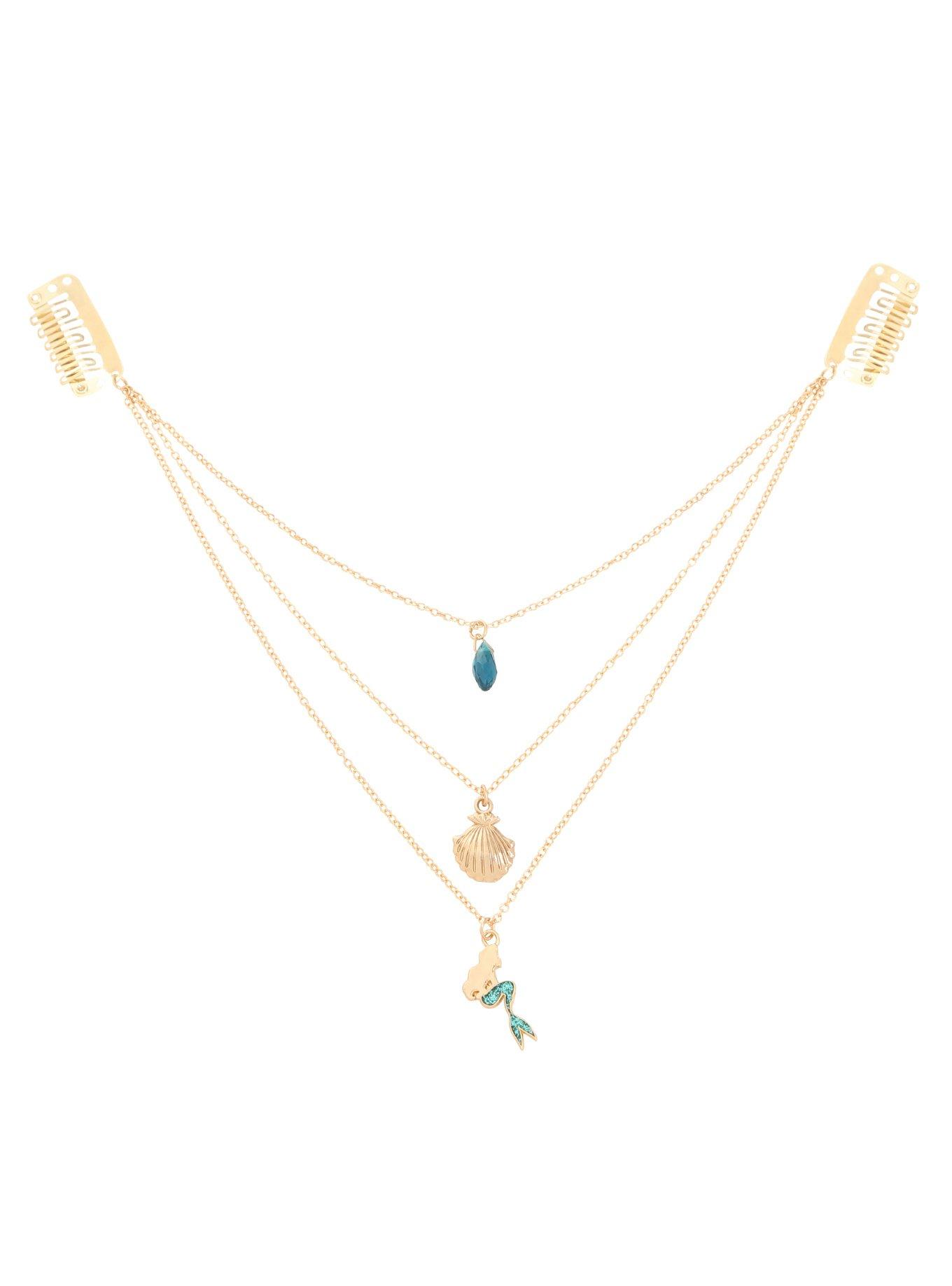 Disney The Little Mermaid Charm Hair Chain, , alternate - view 4