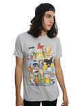 Cartoon Network Characters Collage T-Shirt, , alternate