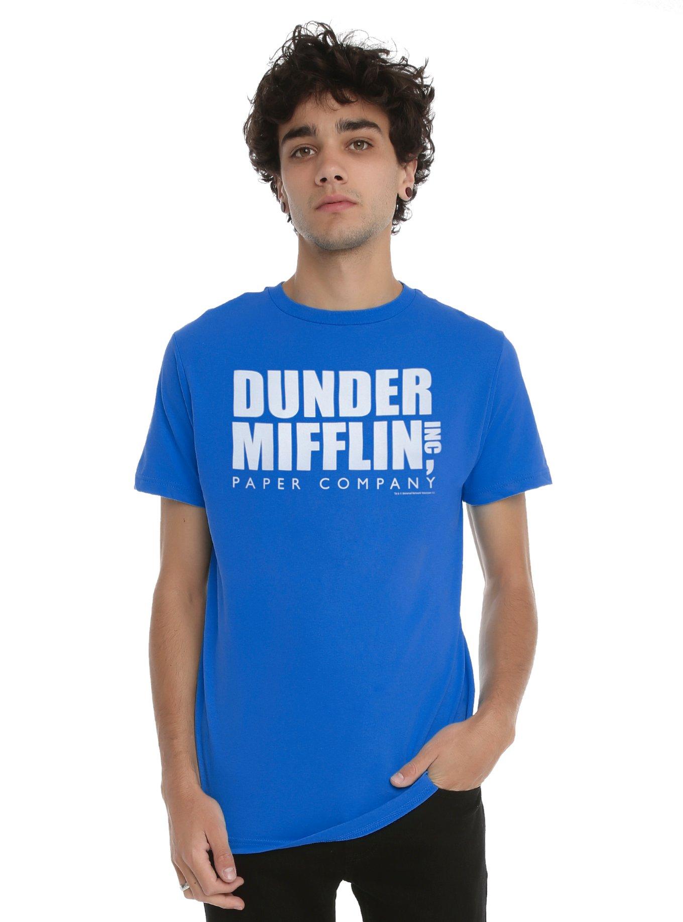 The Office Dunder Mifflin T-Shirt, BLUE, alternate