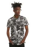 XXX RUDE Striped Bleach Wash T-Shirt, , alternate
