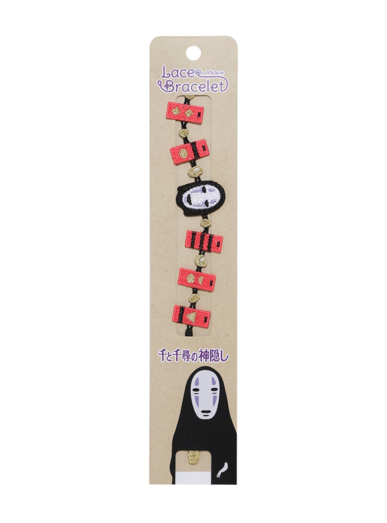 Studio Ghibli Spirited Away No-Face Lace Crochet Bracelet, , alternate