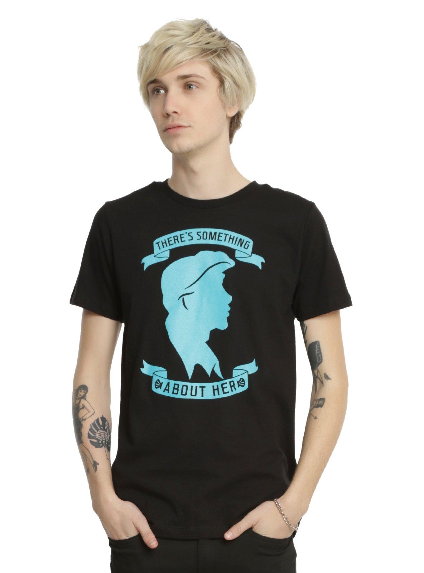Disney The Little Mermaid Kiss The Girl Ariel Portrait Girls T-Shirt, , alternate