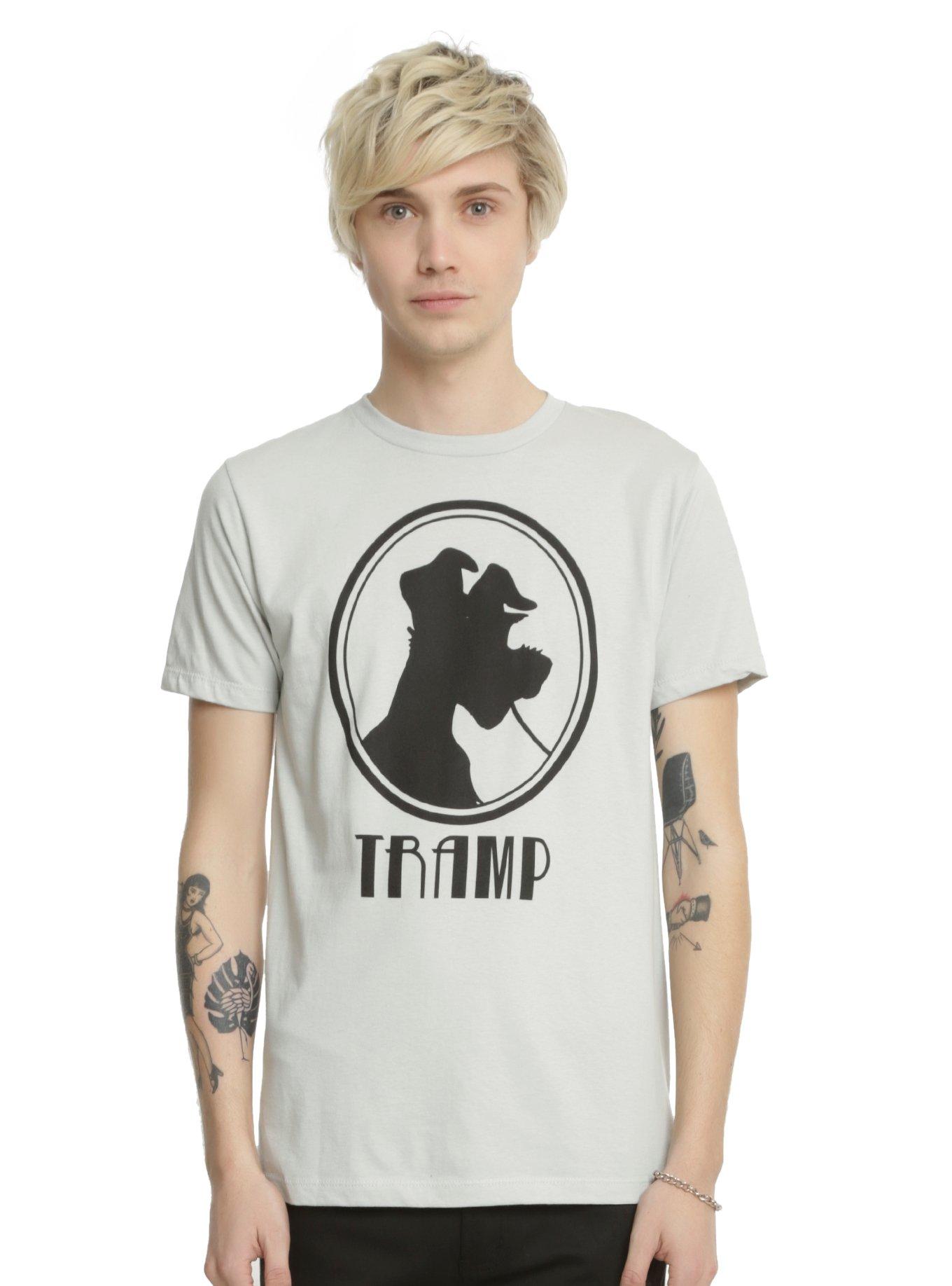 Disney Lady And The Tramp Silhouette Lady Girls T-Shirt, , alternate