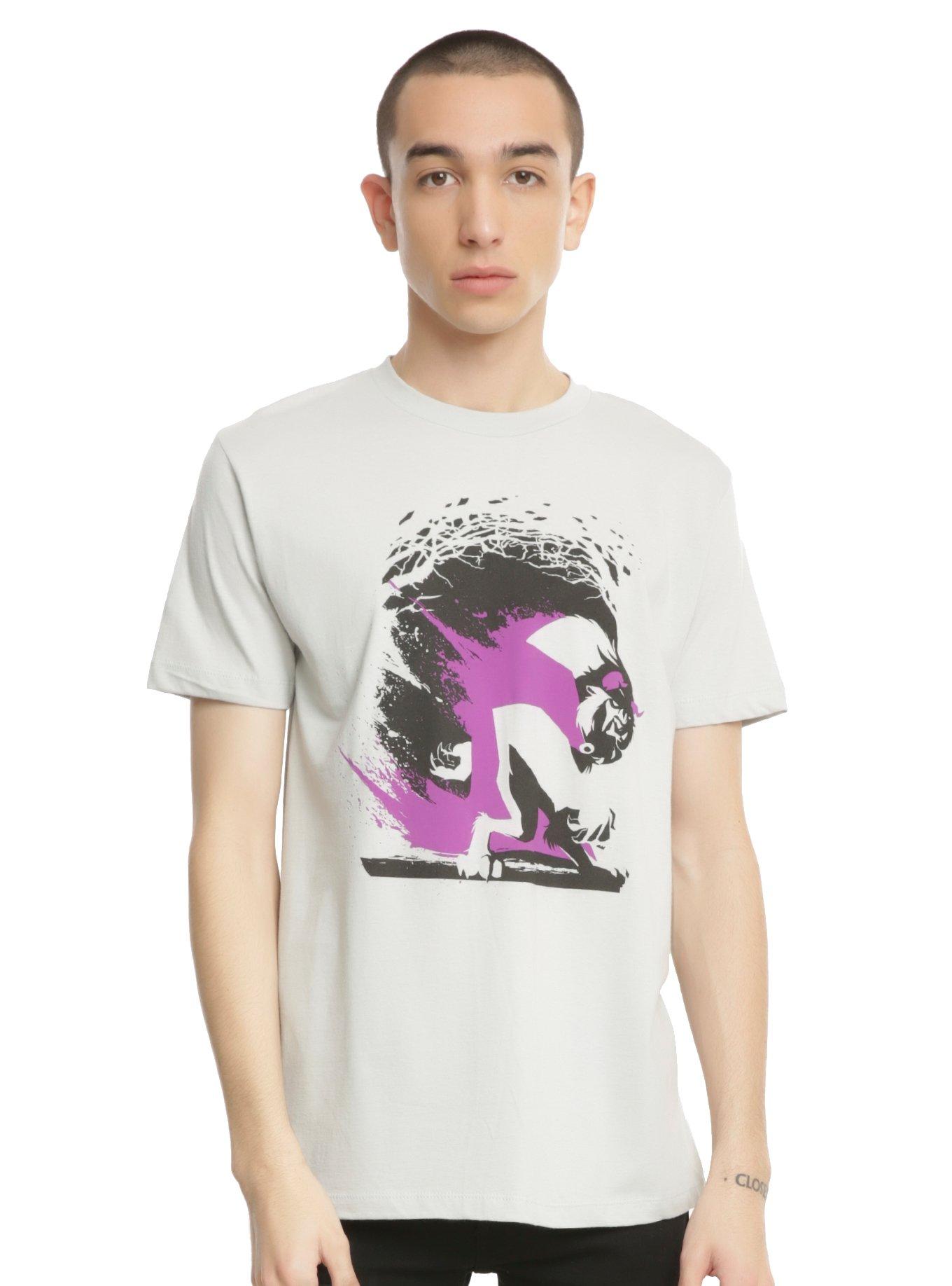 Disney Beauty And The Beast Beast Silhouette T-Shirt, , alternate