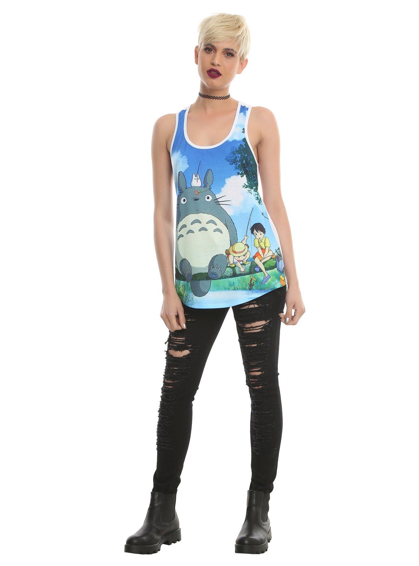 Her Universe Studio Ghibli My Neighbor Totoro Fishing Girls Tank Top, , alternate