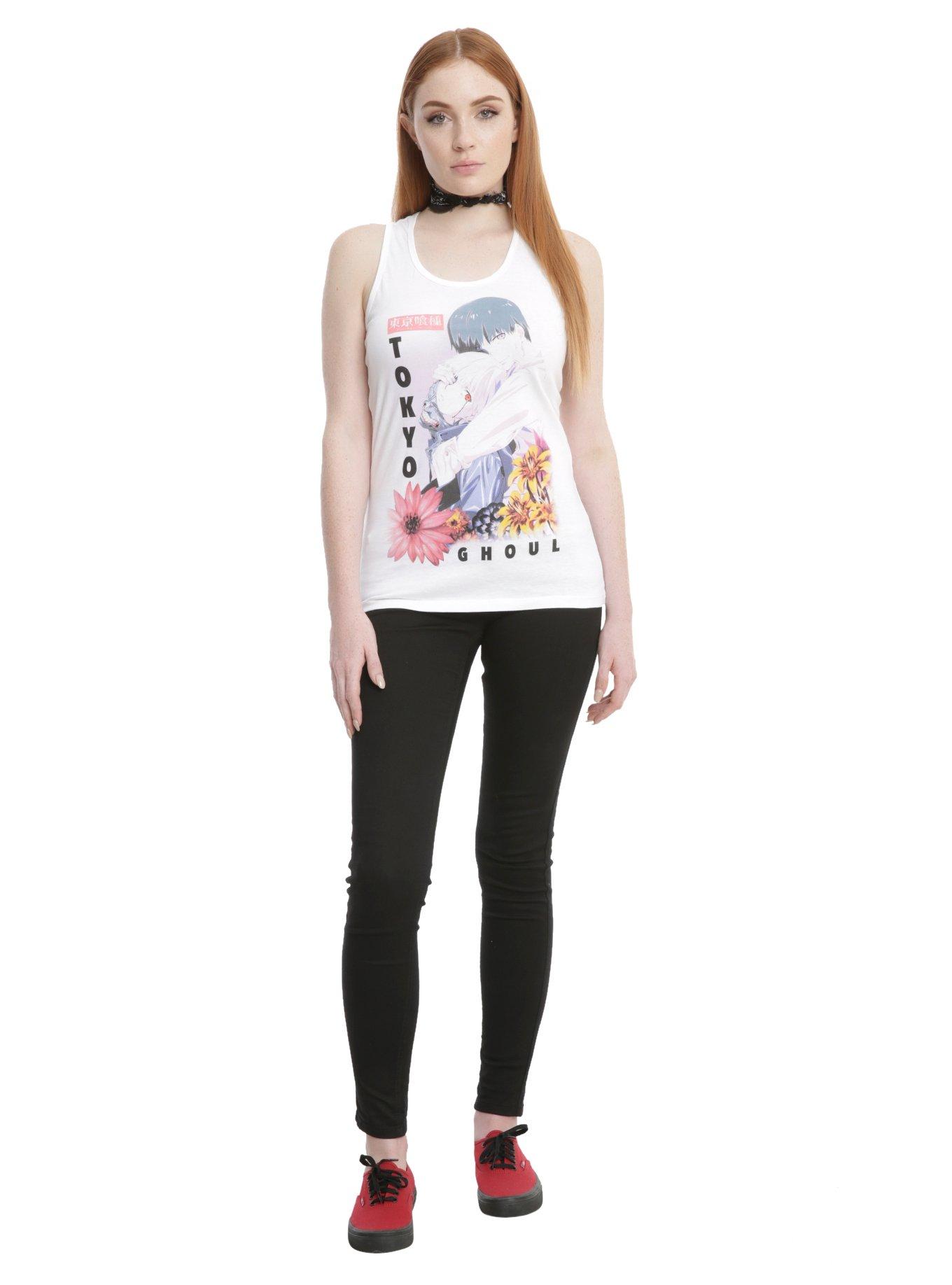 Tokyo Ghoul Before And After Ken Kaneki Girls Tank Top, , alternate