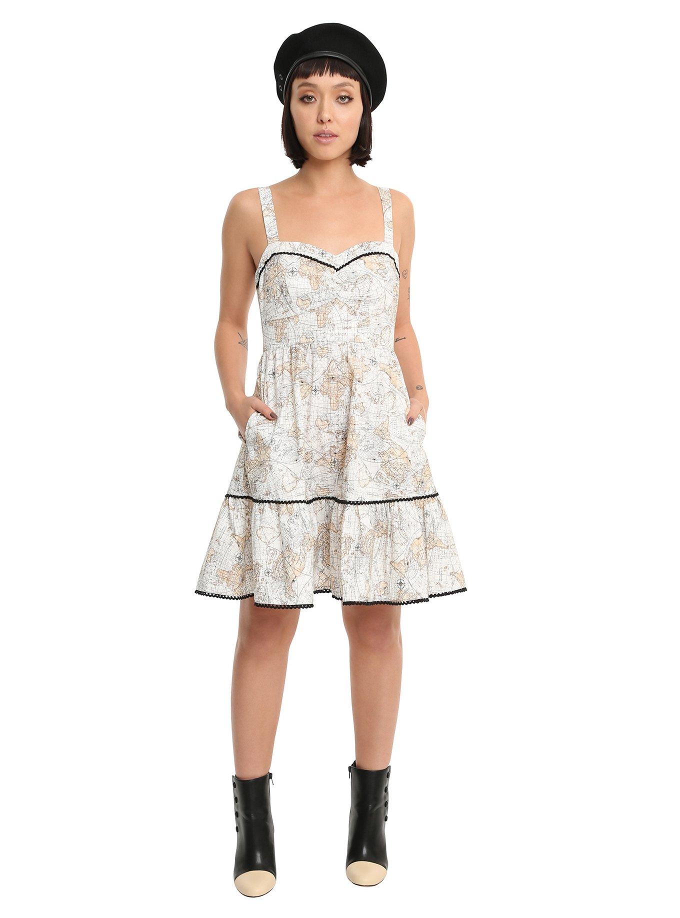 Map Swing Dress, , alternate