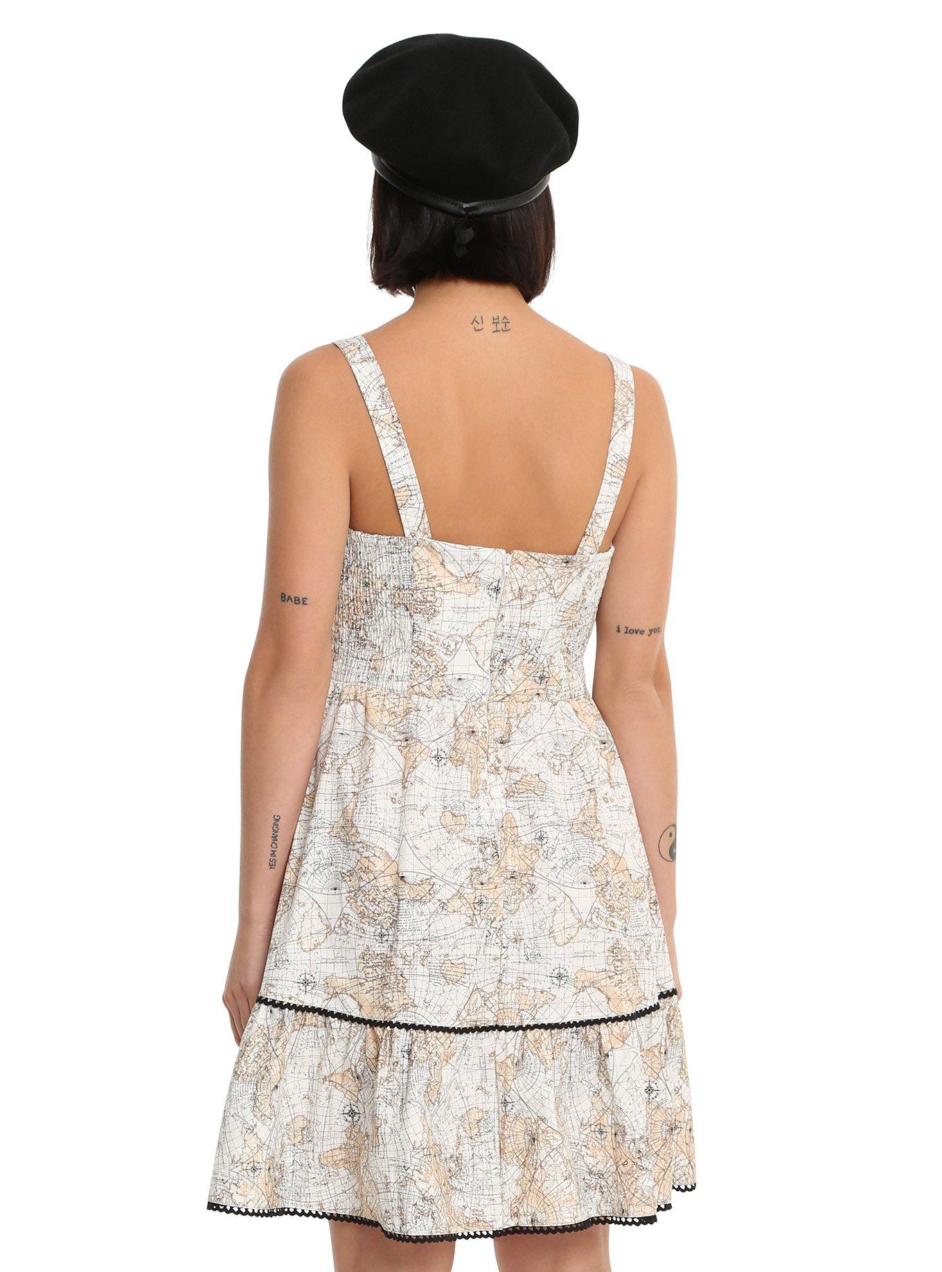 Map Swing Dress, , alternate