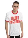Tower Records Logo Ringer T-Shirt, , alternate