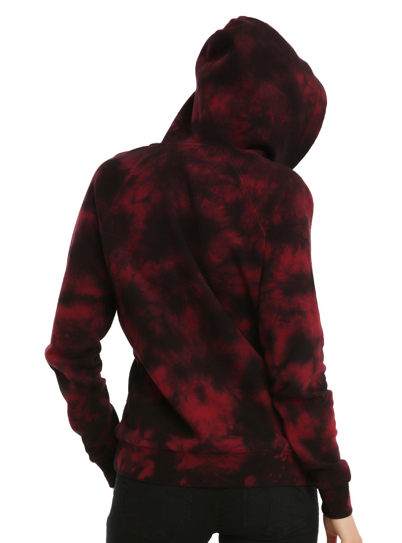 Youth Red and black tie dye hoodie – RusticCountryBoutique