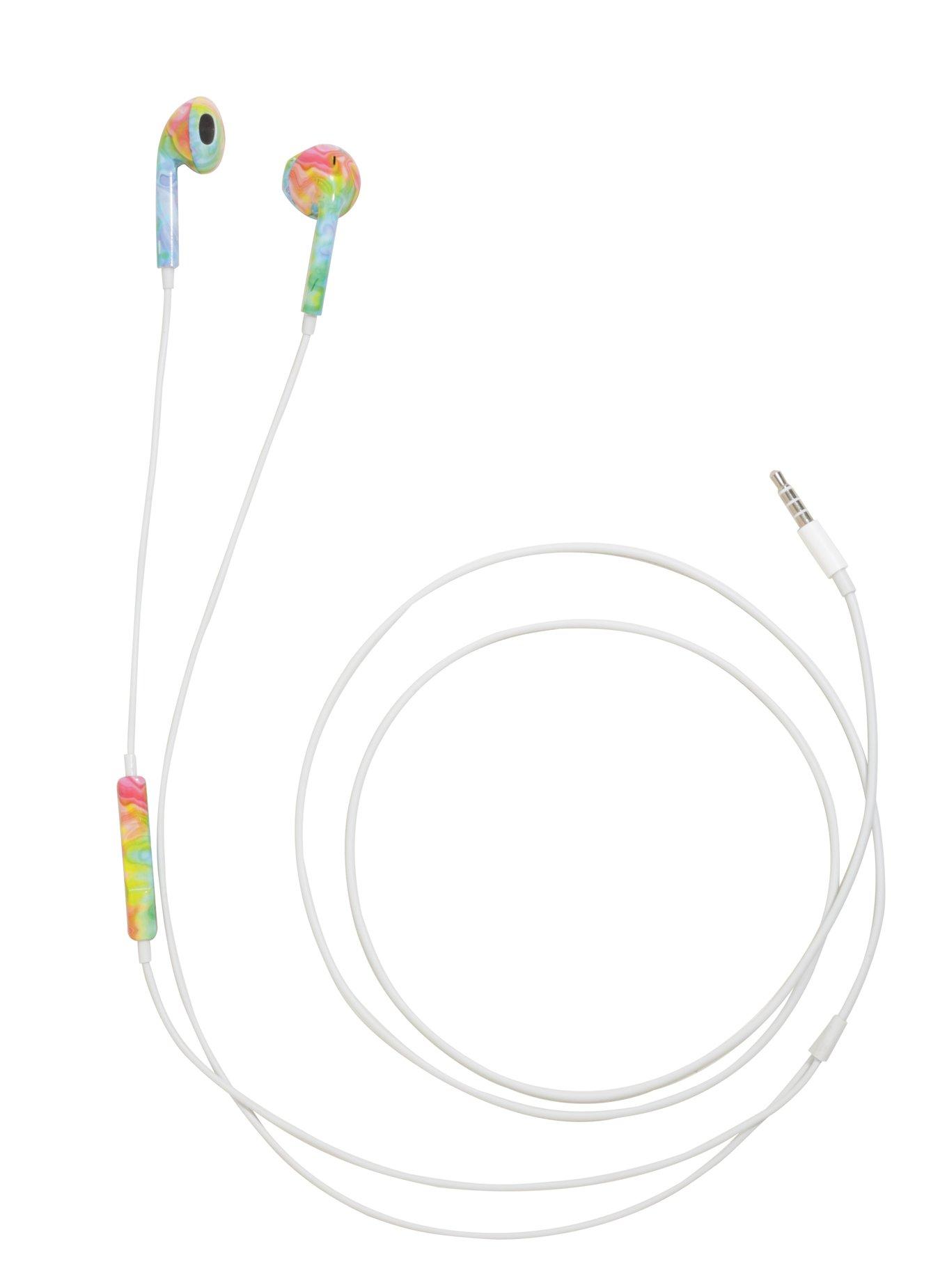 Mineral Tie Dye Earbuds, , alternate