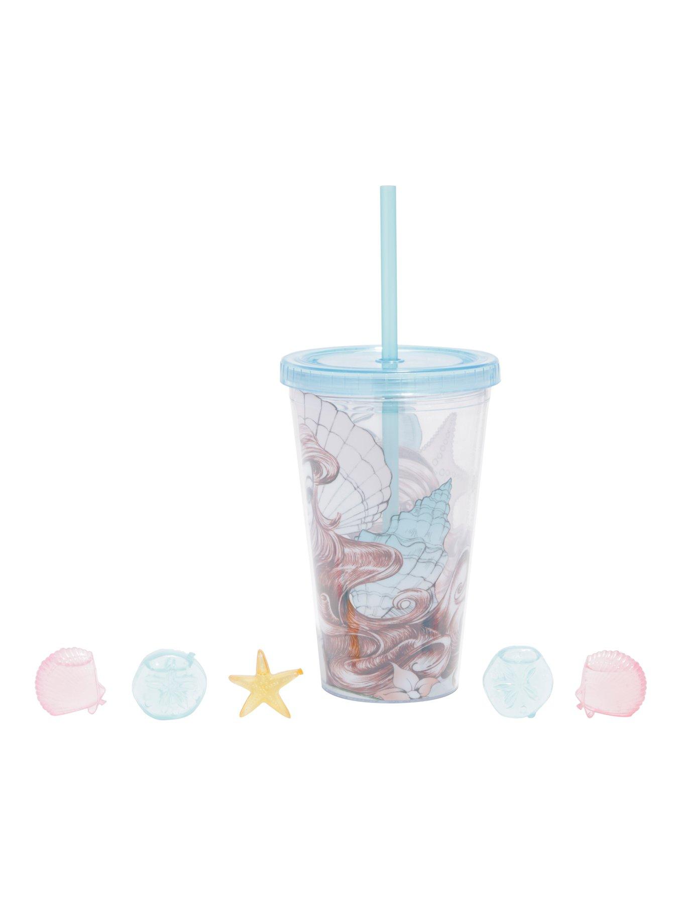 Disney The Little Mermaid Ariel 3D Ice Cubes Acrylic Travel Cup, , alternate