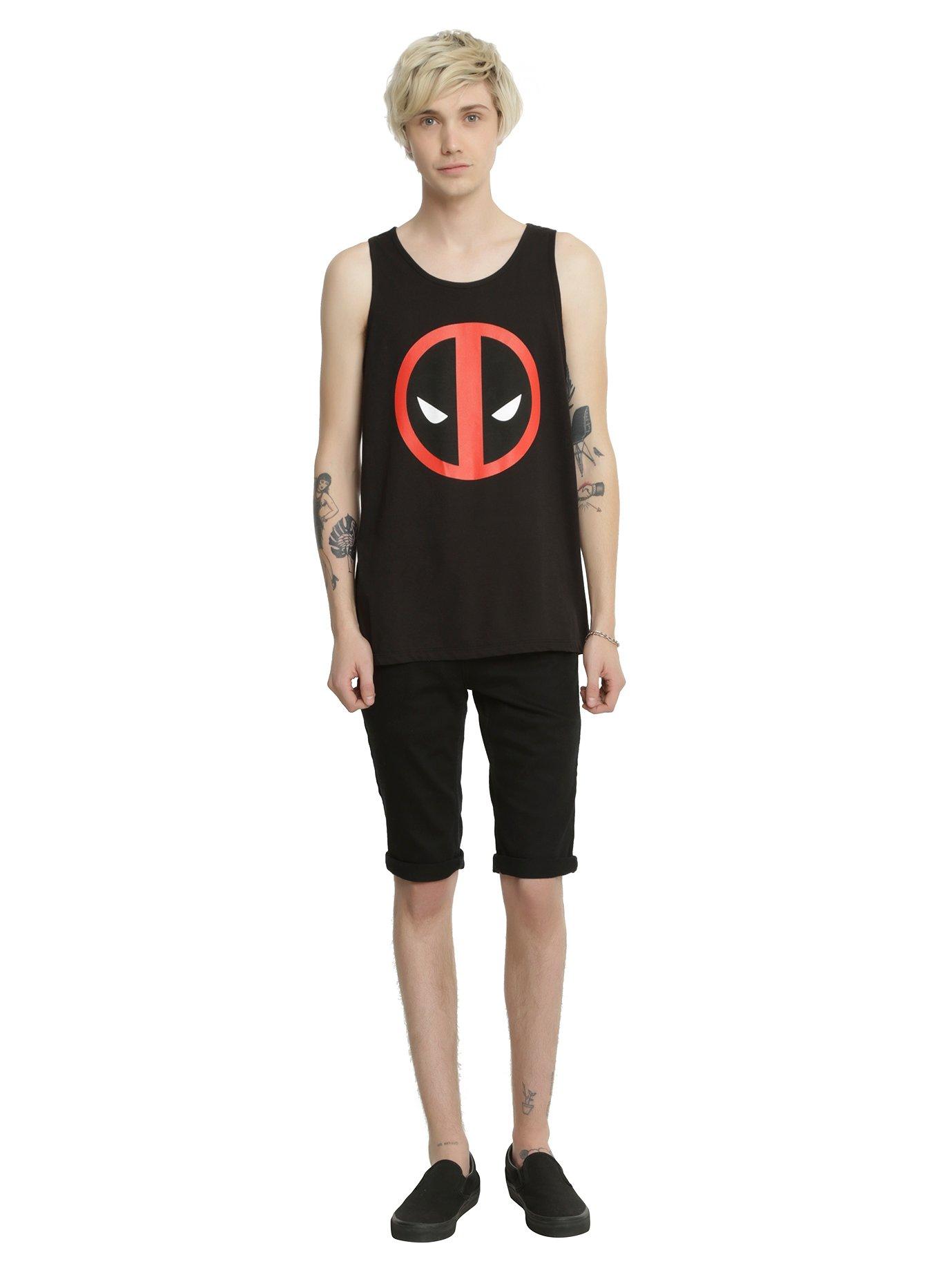 Marvel Deadpool Classic Logo Tank Top, , alternate