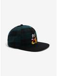 Disney Mickey Mouse & Pluto Plaid Snapback Hat - BoxLunch Exclusive, , alternate