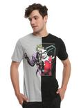 DC Comics The Joker & Harley Split T-Shirt, , alternate