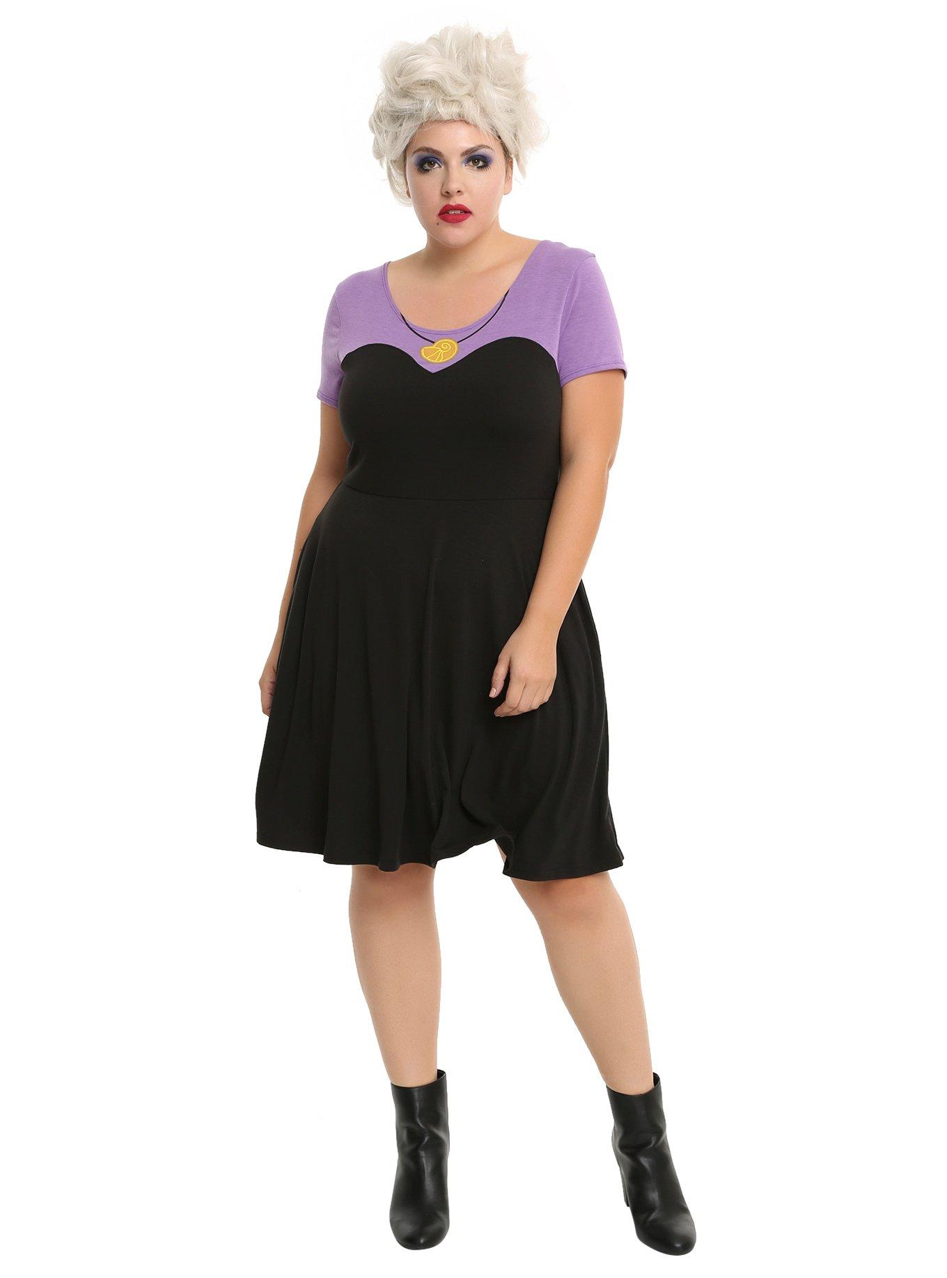 Disney The Little Mermaid I Am Ursula Dress Plus Size, , alternate