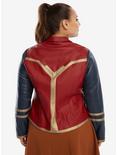 DC Comics Wonder Woman Armor Faux Leather Moto Jacket Plus Size, , alternate