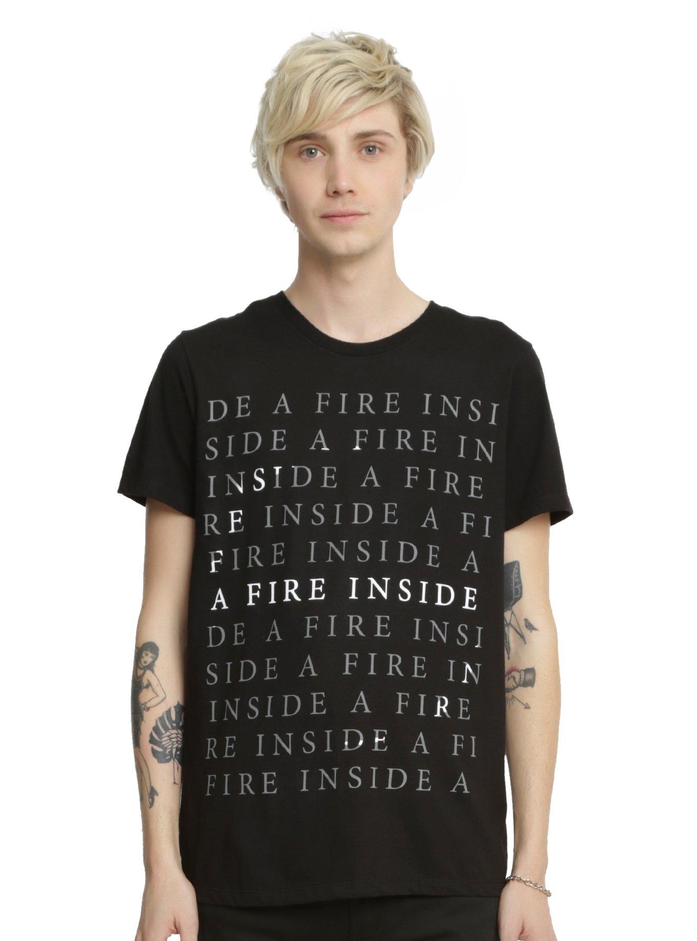 AFI A Fire Inside Repeated Logo T-Shirt, , alternate