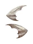 Blackheart Anodized Metallic Dragon Wing Hair Clip Set, , alternate