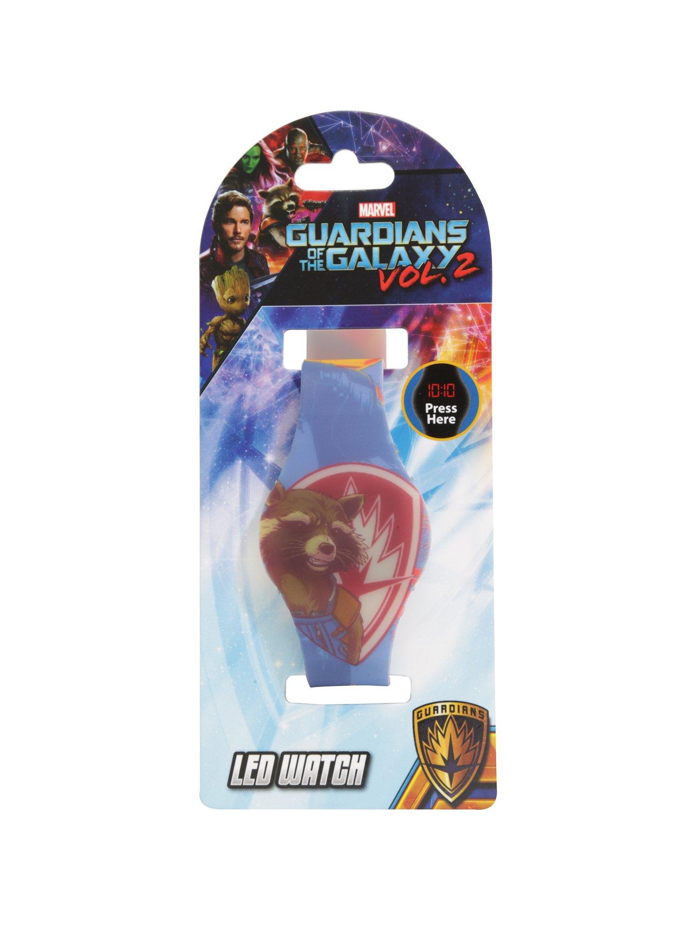 Guardians Of The Galaxy Vol. 2 Rocket Raccoon LED Rubber Watch, , alternate