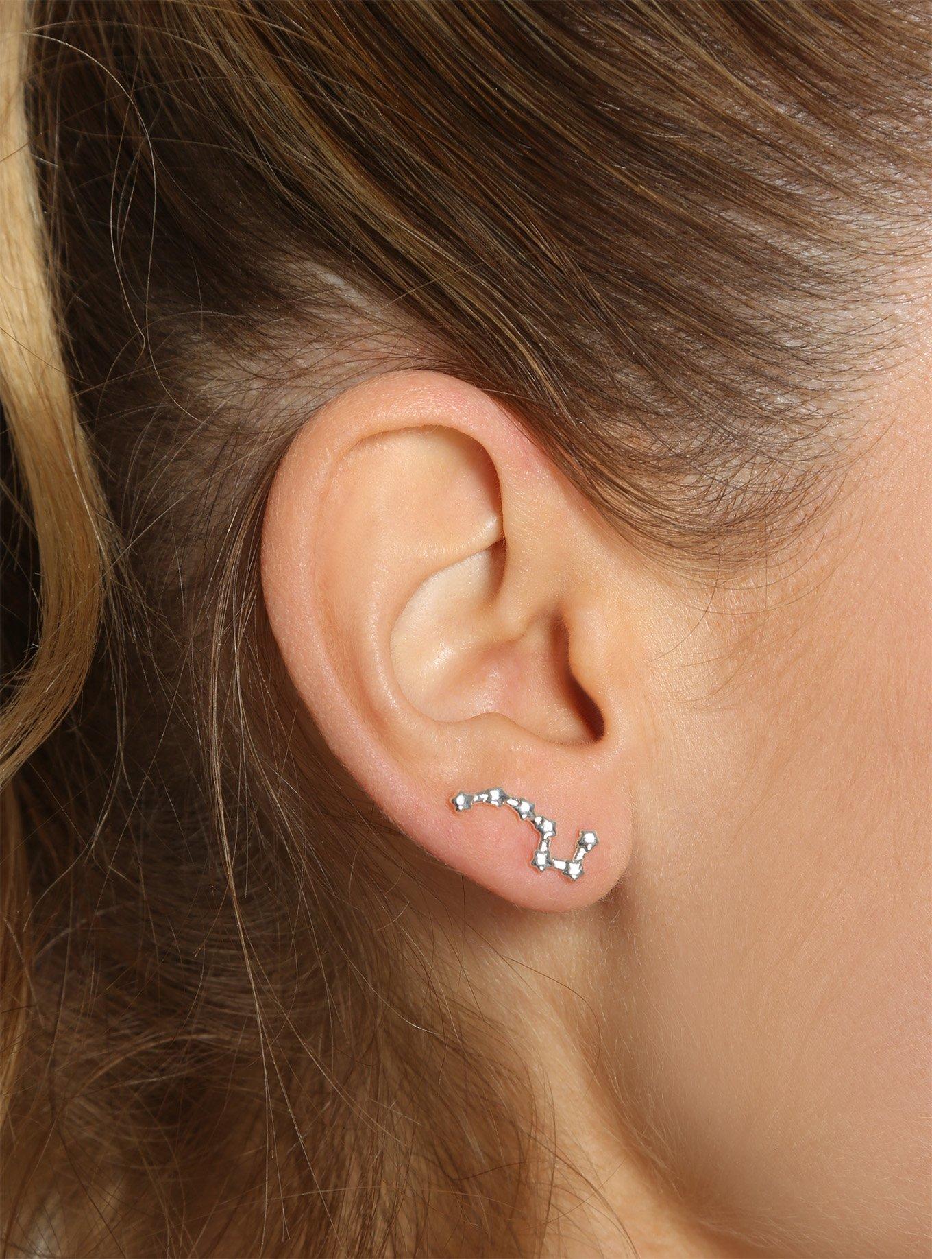 Big Dipper Silver Ear Climber, , alternate