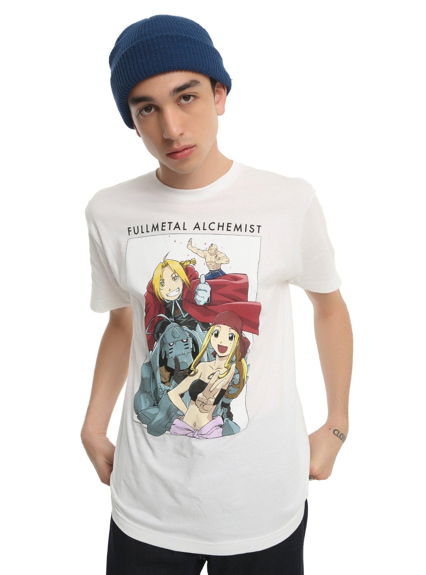 Fullmetal Alchemist Group Selfie Portrait T-Shirt, , alternate